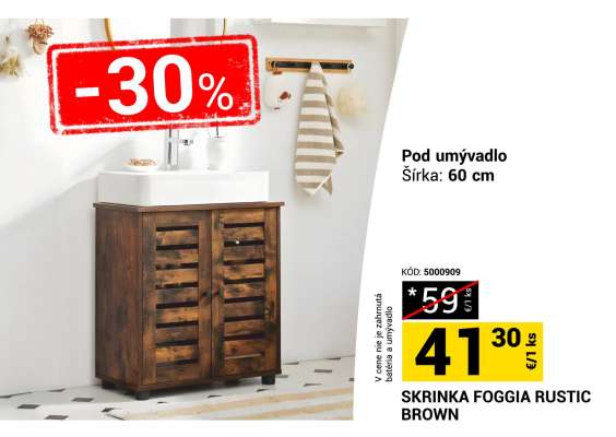 SKRINKA FOGGIA RUSTIC BROWN