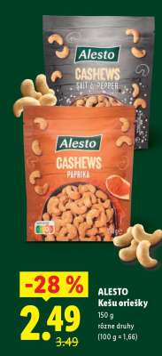 ALESTO Kešu oriešky