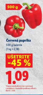 Červená paprika