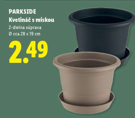 Parkside Kvetináč s miskou