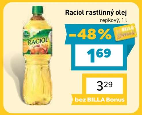 ***Raciol rastlinný olej