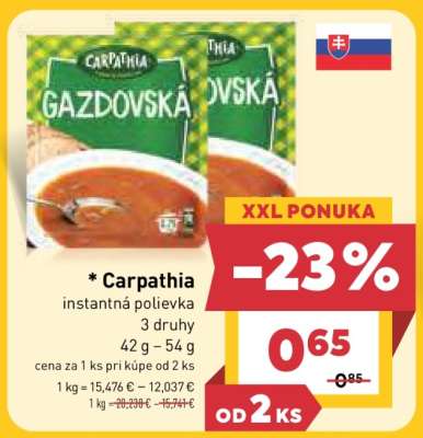 CARPATHIA Instantná polievka