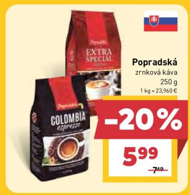 Popradská zrnková káva