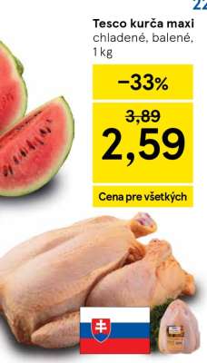 Tesco kurča maxi