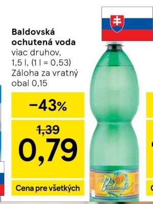 Baldovská ochutená voda