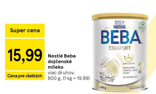 Nestlé Beba dojčenské mlieko