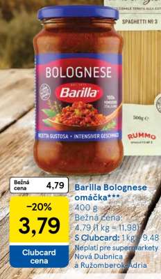 Barilla Bolognese omáčka