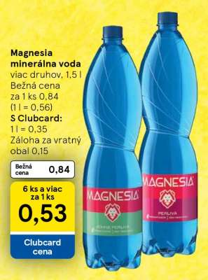 Magnesia minerálna voda
