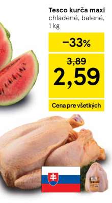 Tesco kurča maxi