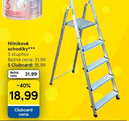 Hliníkové schodíky****