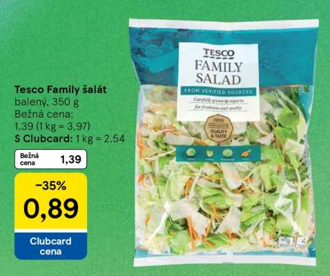 Tesco Family šalát