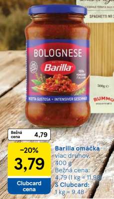 BARILLA OMÁČKA