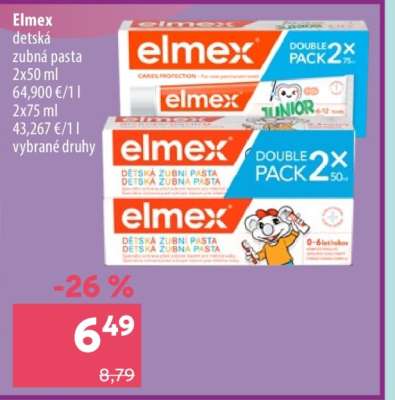 Elmex detská zubná pasta