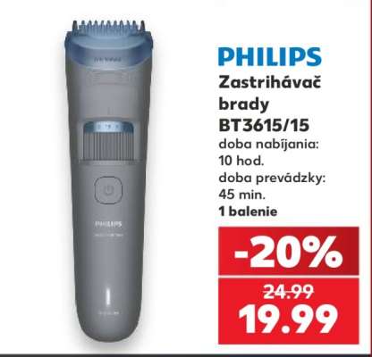 PHILIPS Zastrihávač brady BT3615/15