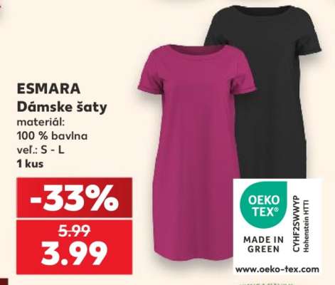 ESMARA Dámske šaty