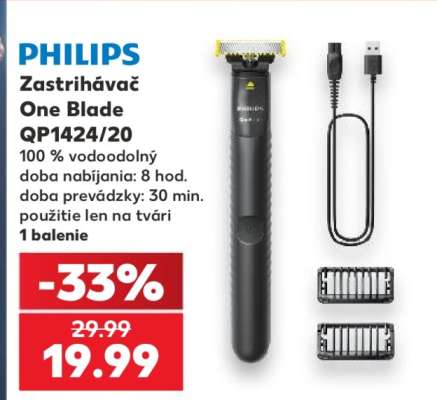 PHILIPS Zastrihávač One Blade QP1424/20