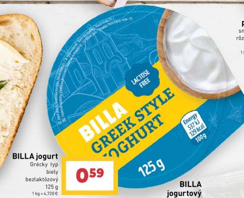 BILLA jogurt