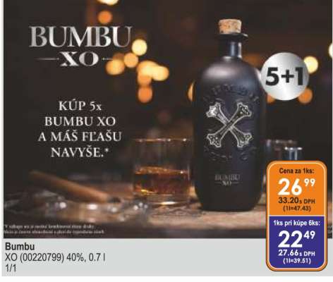 Bumbu XO (00220799) 40%, 0.7 l 1/1