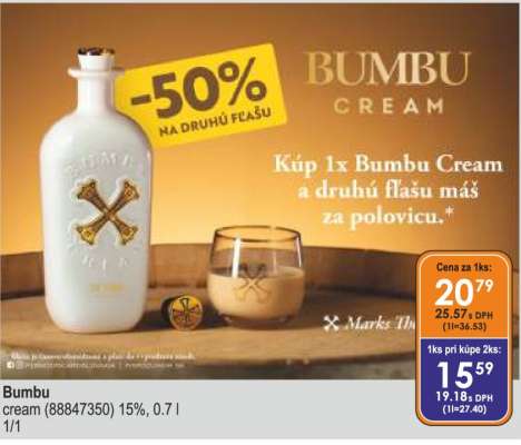 Bumbu cream (88847350) 15%, 0.7 l 1/1