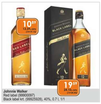 Johnnie Walker Black label krt.