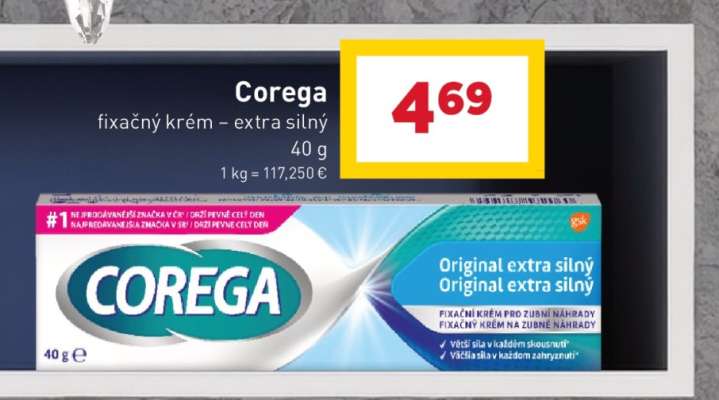 Corega fixačný krém Extra silný