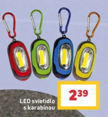 LED svietidlo s karabínou