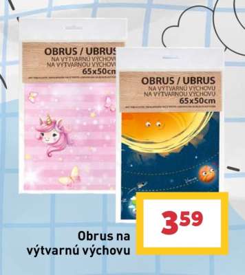 Obrus na výtvarnú výchovu