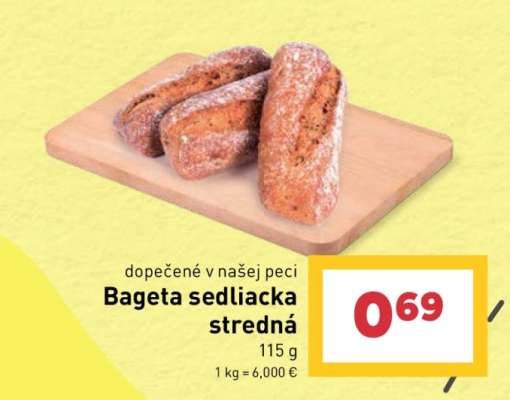 Bageta sedliacka stredná