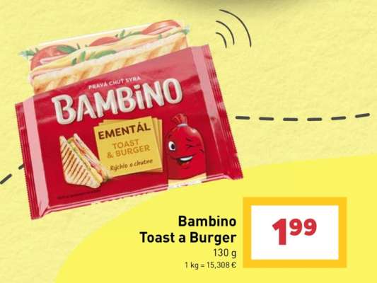 Bambino toast a burger