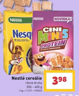NESTLÉ Cereálie