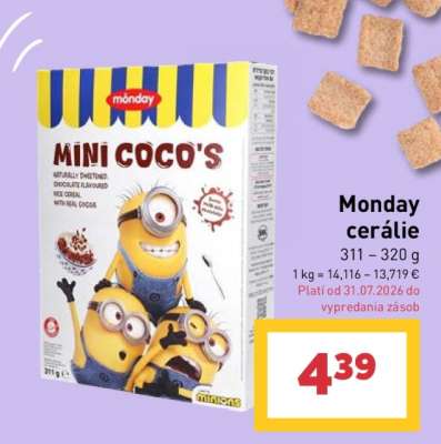 Monday cerálie