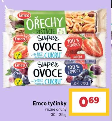 Emco tyčinky