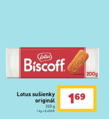 Lotus sušienky originál