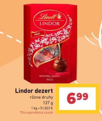 Lindor dezert