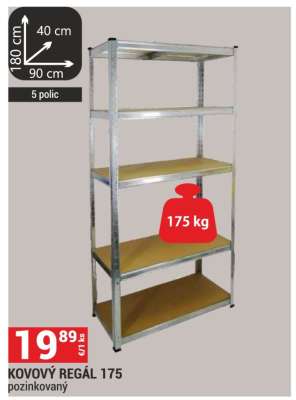 KOVOVÝ REGÁL 175