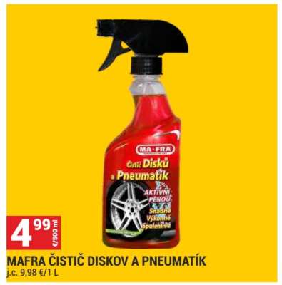 MAFRA ČISTIČ DISKOV A PNEUMATÍK