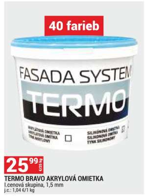TERMO BRAVO AKRYLOVÁ OMIETKA