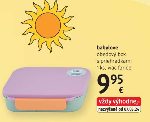 babylove obedový box