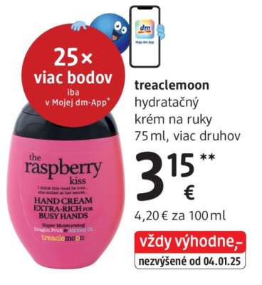 treaclemoon hydratačný krém na ruky