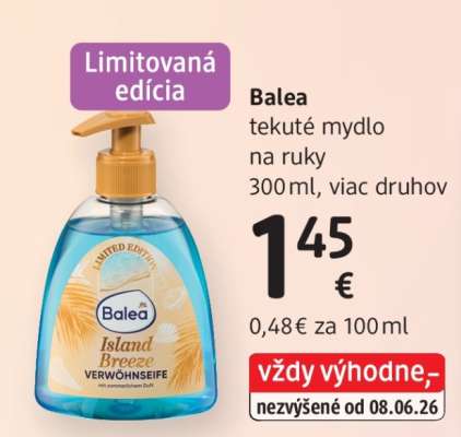 Balea tekuté mydlo na ruky
