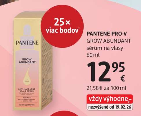 PANTENE PRO-V GROW ABUNDANT sérum na vlasy