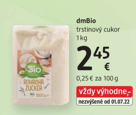 dmBio trstinový cukor