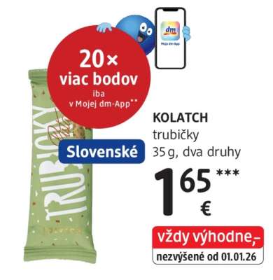 Kolatch trubičky