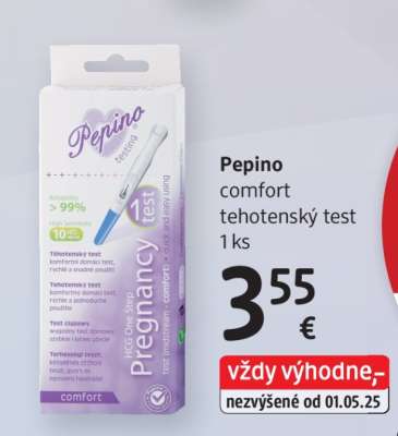 Pepino comfort tehotenský test 1 ks