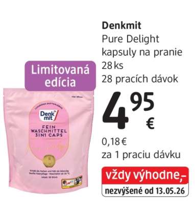 Denkmit Pure Delight kapsuly na pranie