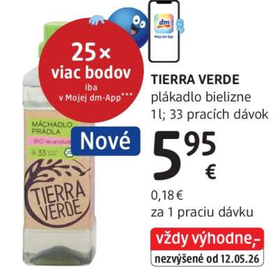 TIERRA VERDE plákadlo bielizne