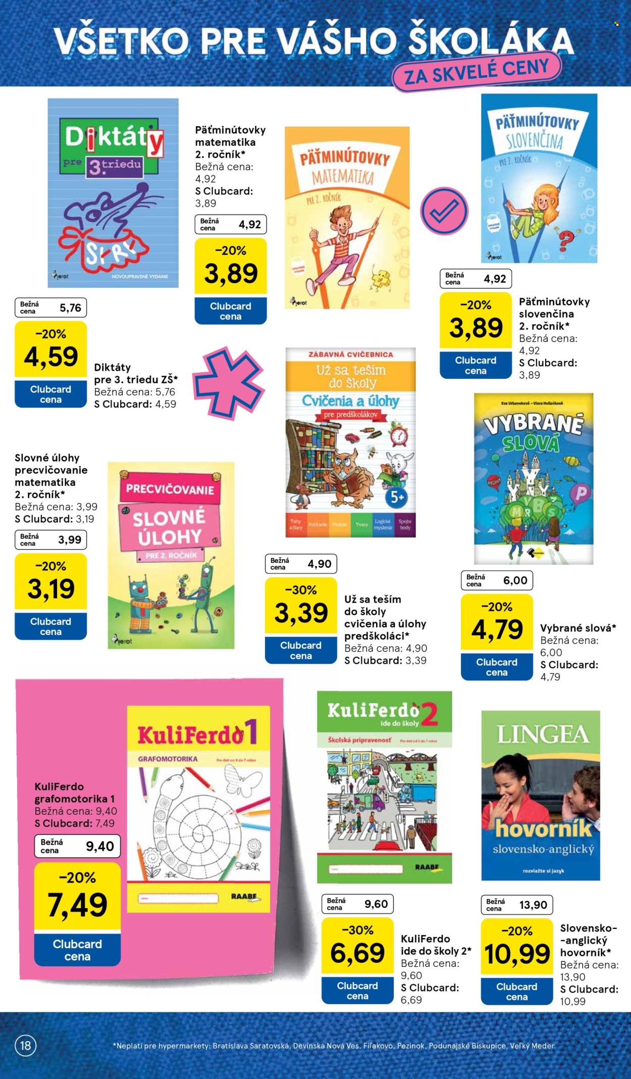 Leták TESCO hypermarket - 3.8.2026 - 13.9.2026. Strana 18