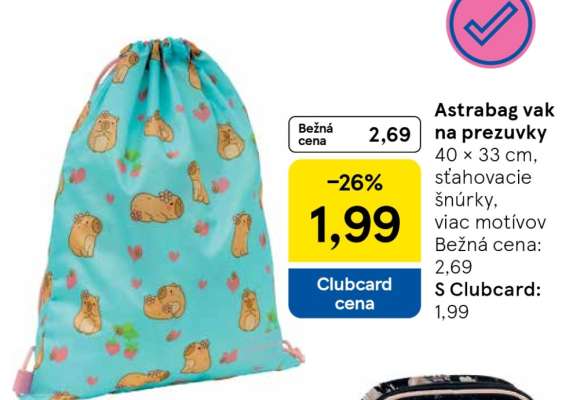 Astrabag vak na prezuvky