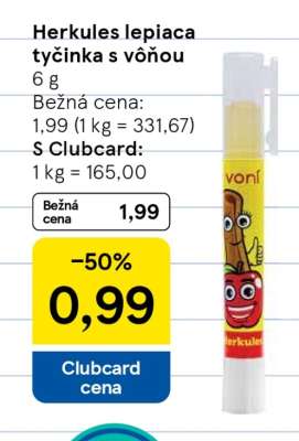Herkules lepiaca tyčinka s vôňou