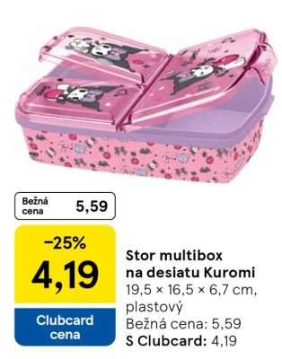 Stor multibox na desiatu Kuromi